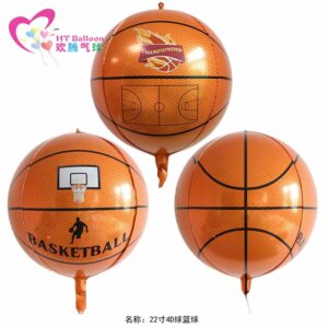 3D Basketball Foil Balloon