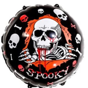 Halloween Spooky 18 Inch Round Foil Balloon