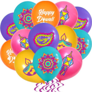 Divali 12 Inch Latex Balloons