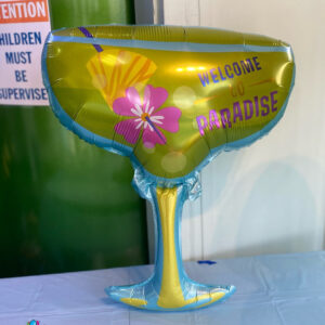 Margarita Cocktail Glass Foil Balloon