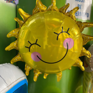 Smiling Sun Foil Balloon