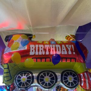 Birthday Train Foil Balloon