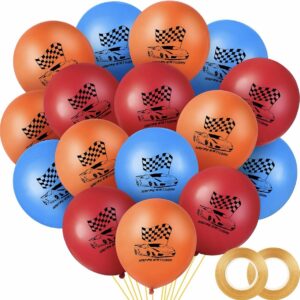 Pack of 5 - Racing Cars 12 Inch Latex