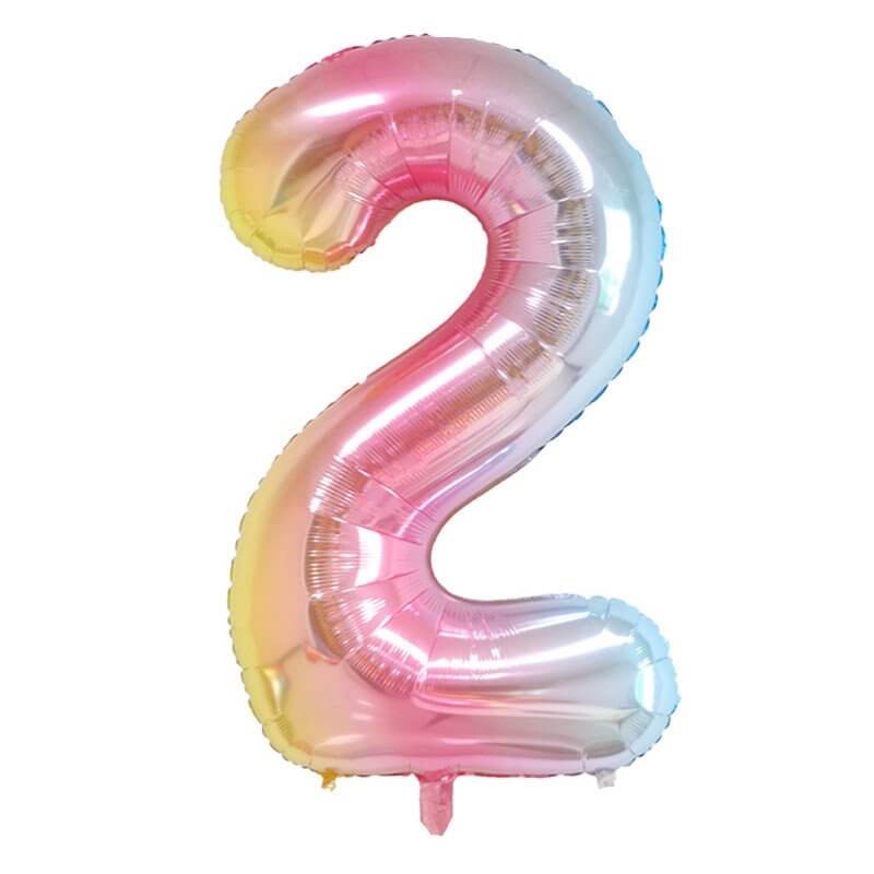 Double Digit Ombré 32” Number Balloon Display - Image 3