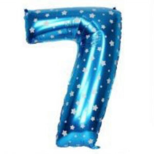 Number 7 16” Foil Balloon