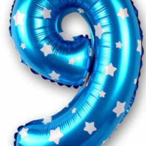 Number 9 16” Foil Balloon