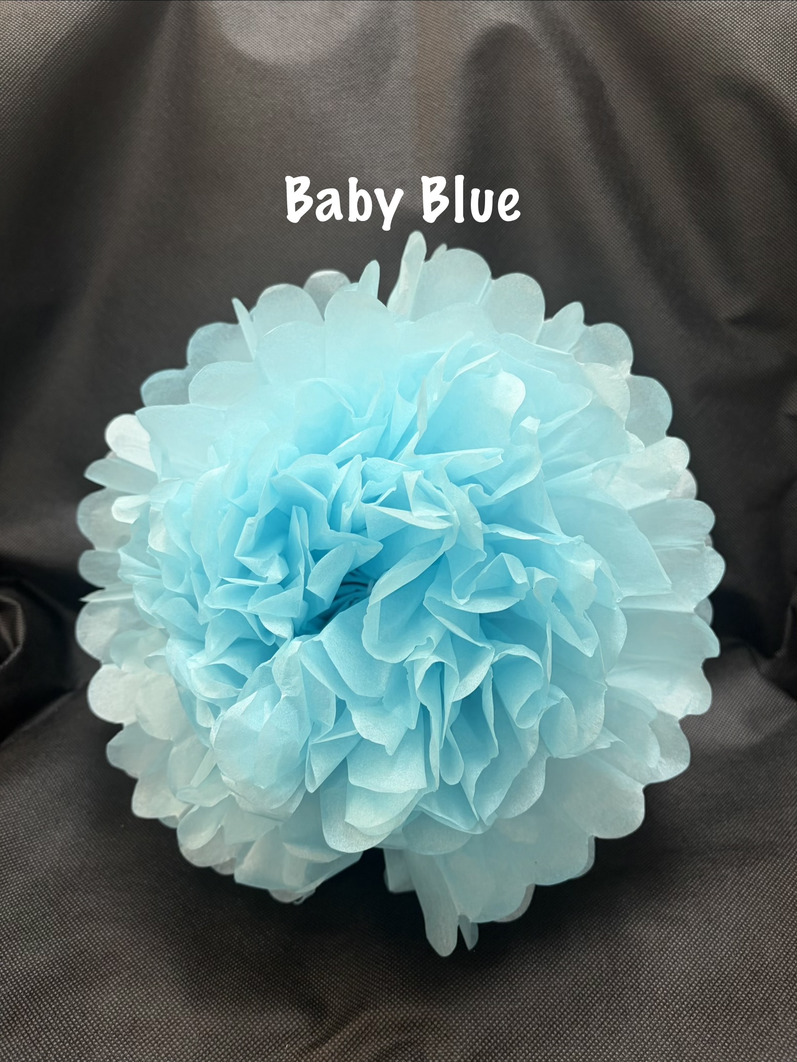 Pom Poms 12 Inch Solid Colours