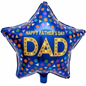 Happy Father’s Day Dad 18 Inch Star Foil Balloon