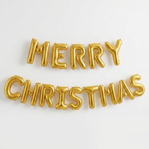 Merry Christmas Letters 16 Inch Foil Balloons