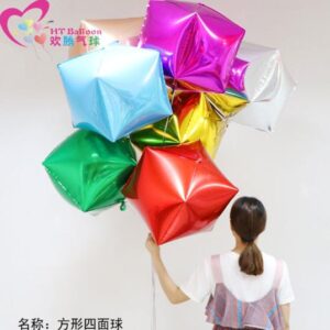 3D Solid Cube Foil Balloon