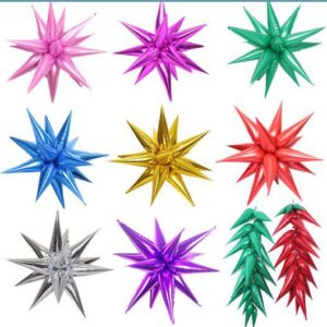 Starburst 16 Piece Foil Balloon