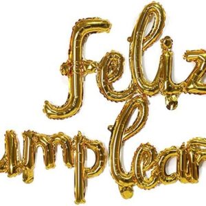Feliz Cumpleaños Letter Balloons