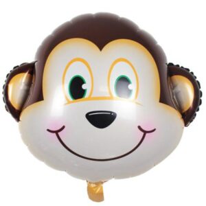 Monkey Head Foil Balloon