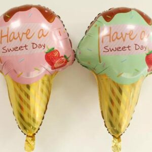 Ice Cream Cone Foil Balloon
