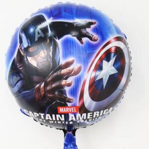 Avengers Captain America Face and Shield 18 Inch Round Foil Balloon