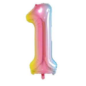 Number 1 32” Foil Balloon